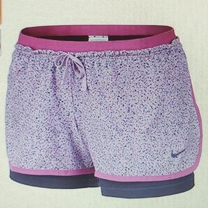 NIKE Dri-Fit Full Flex 2 in 1 training shorts sz l